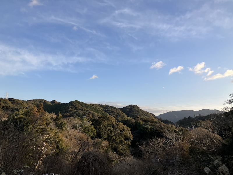 御船山楽天ホテルからみた山々｜武雄温泉